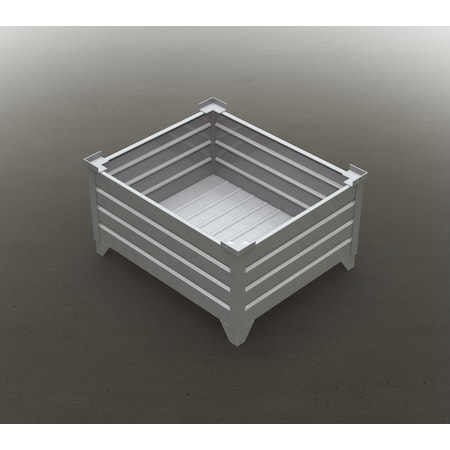 Topper Industrial 51001-X 36.5 L, 43.5 in W, 23.5 H, Steel, Telegray 2 51001-X